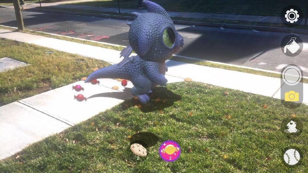 Drake is always on the hunt for more cookies in the "Follow Me Dragon app