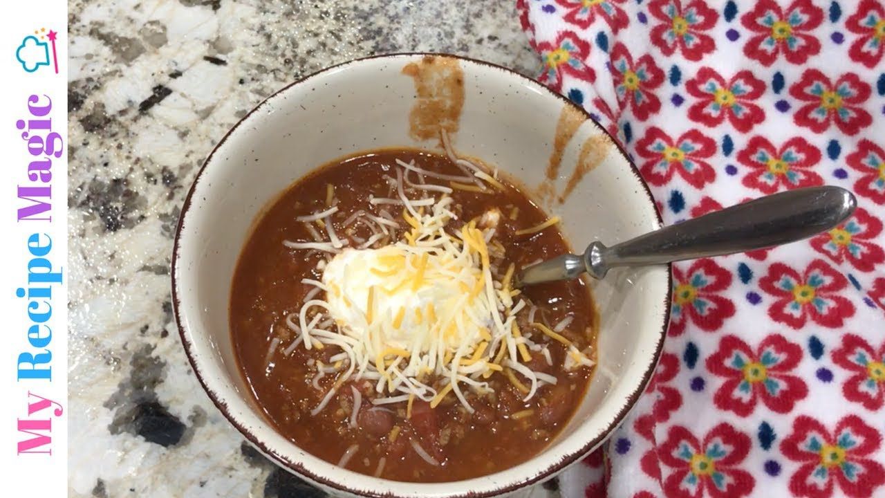 Crock Pot Famous Chili-Julie's Eats & Treats