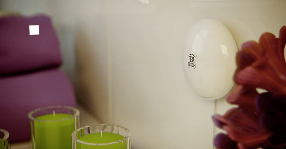 You can also place the Fibaro sensor on a wall