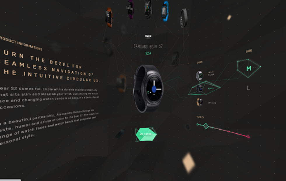 eBay launched a virtual department store in Australia with Myer