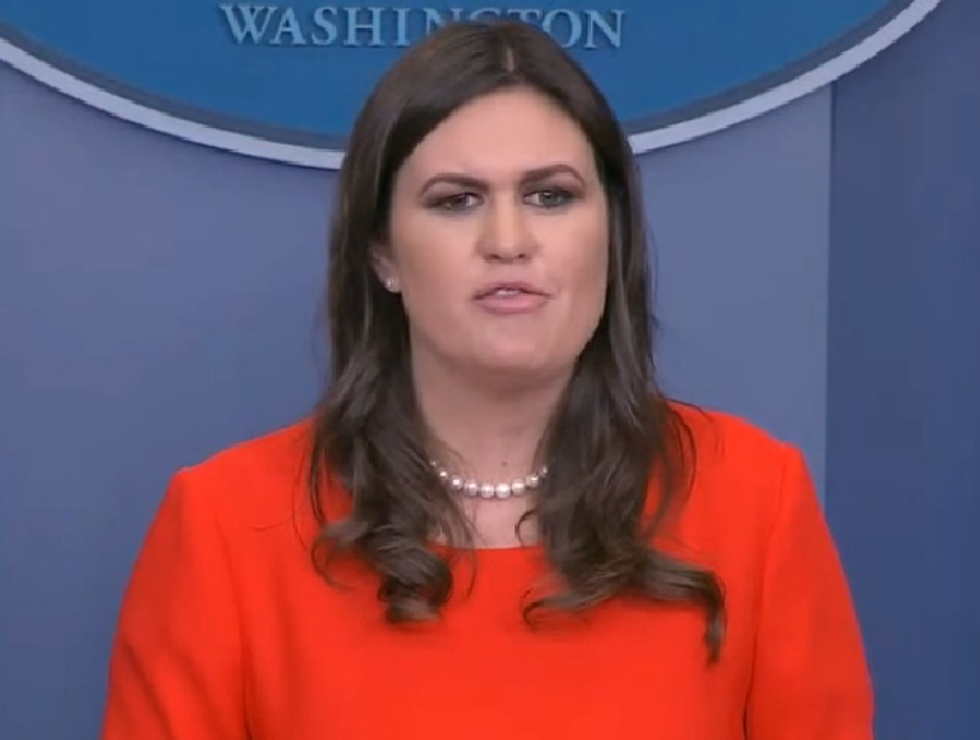 Go Fuck Yourself, Sarah Huckabee Sanders, You Debased Redneck Motherfucker