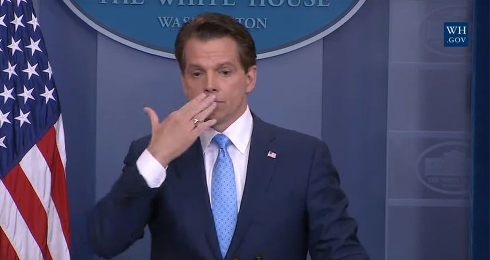 How Many Dumbfuck Things Can Anthony Scaramucci Say Before Breakfast?