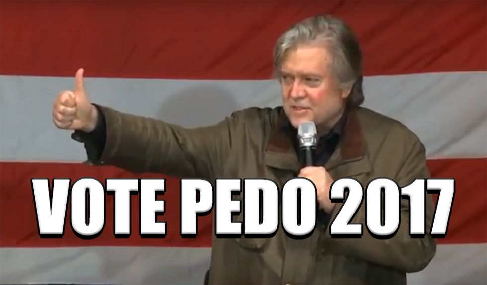 Steve Bannon Bitches About Jews, Jesus, And Jerks. Wonkagenda For Wed., Dec. 6, 2017