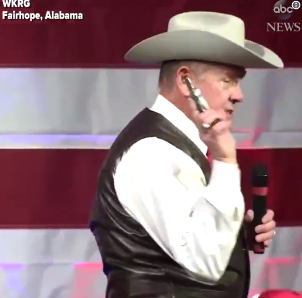 Roy Moore Worried George Soros Going To Hell, If You Know What He Means (HE MEANS HE'S JEWISH)