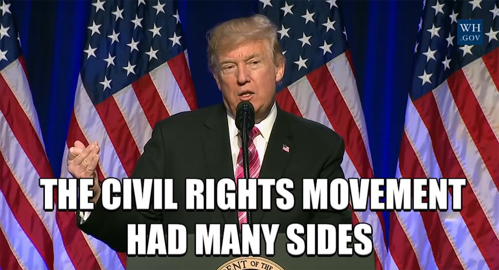 Trump Adores Self At Civil Rights Museum. Wonkagenda For Mon., Dec. 11, 2017