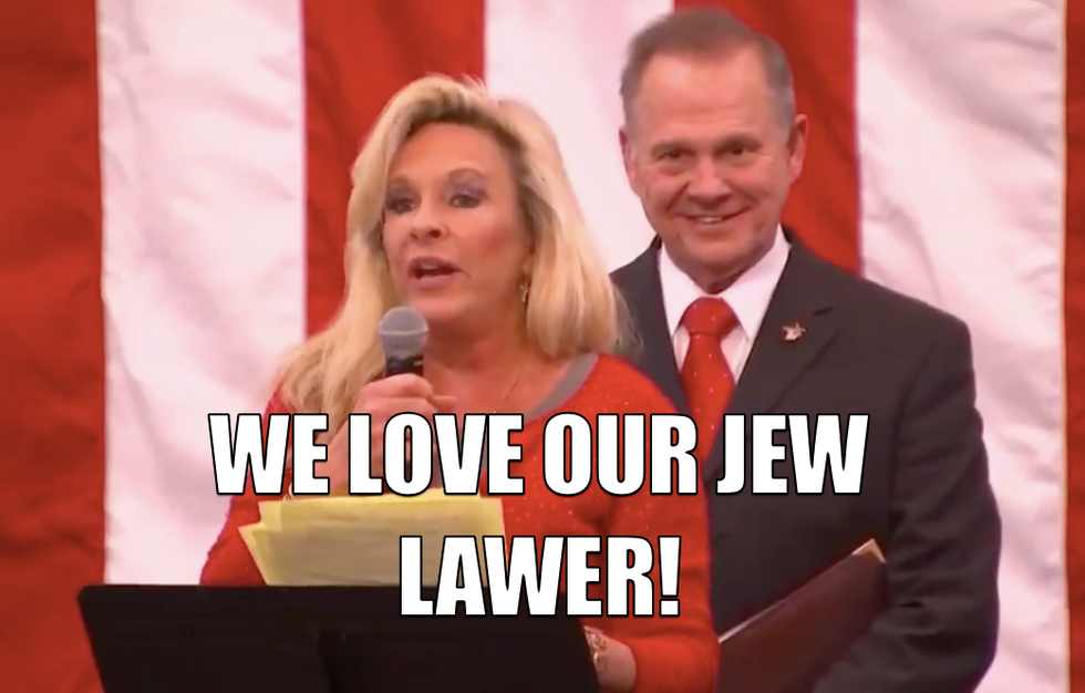 Merry Chanukah Kayla Moore, From A Jew Lawyer!