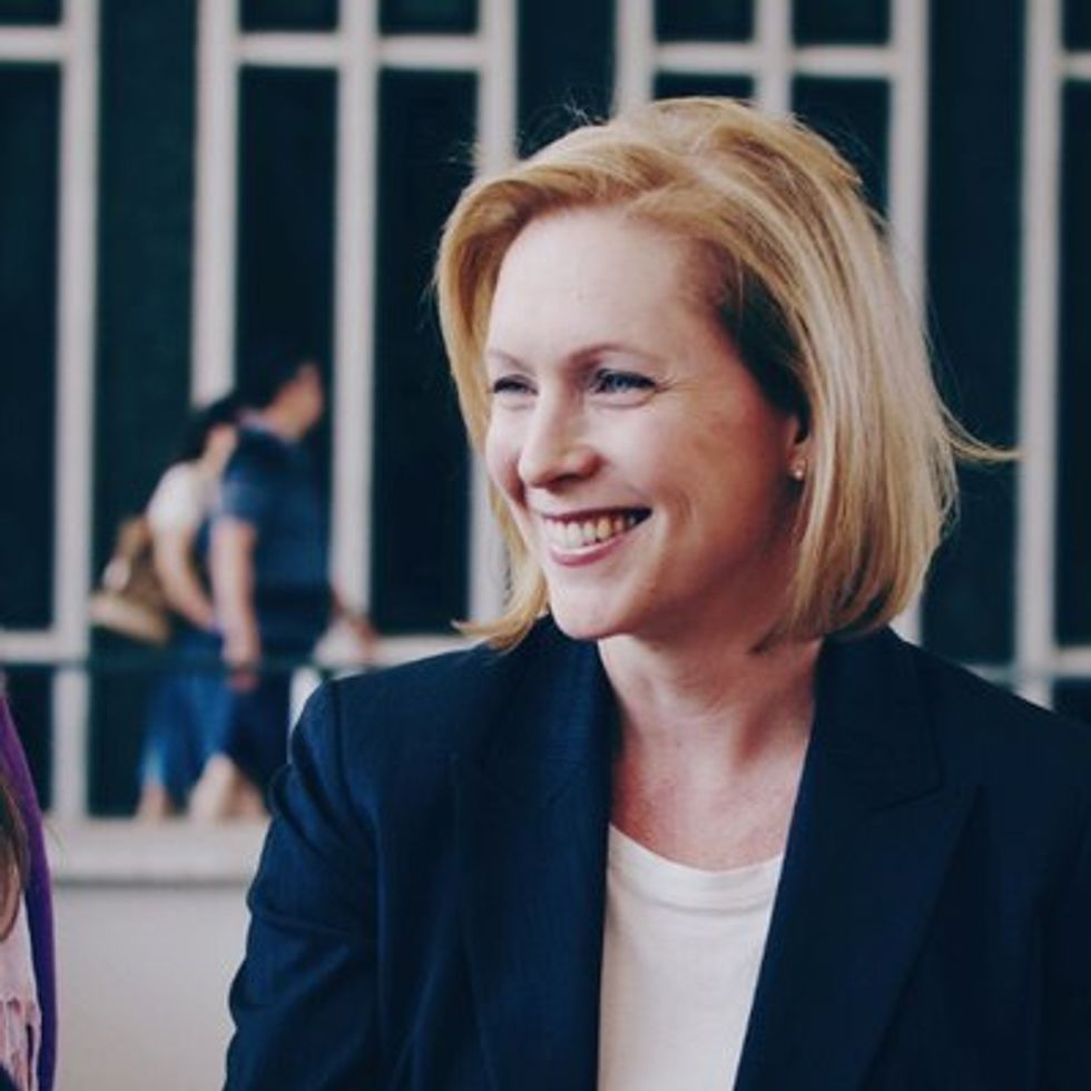 Trump Hands Kirsten Gillibrand Knife, Begs Her To Chop Off His Peener