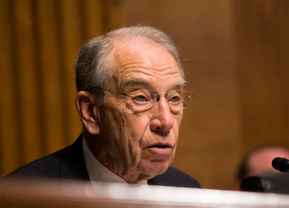 Chuck Grassley Saying The Coverup Part Out Loud Again