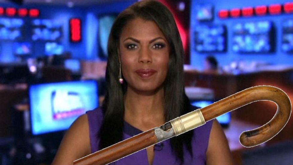 Omarosa Reportedly Hauled Out Of White House With Enormous Vaudeville Cane