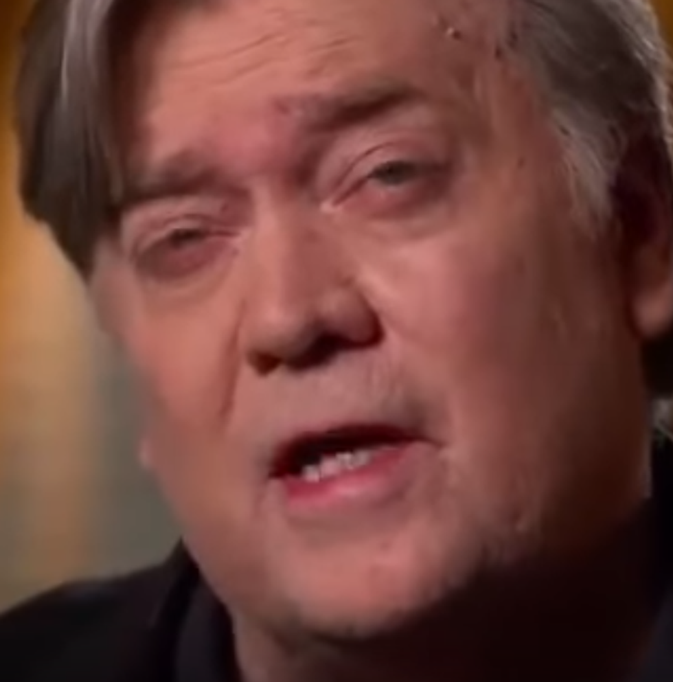 Steve Bannon Sorry For Biting Off Own Cock While Sucking It, Won't Make THAT Mistake Again