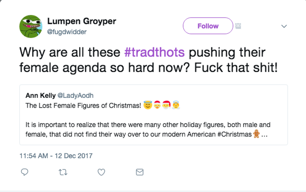The Week In Garbage Men: Misogynists Now Call Women Who Agree With Them 'Tradthots'