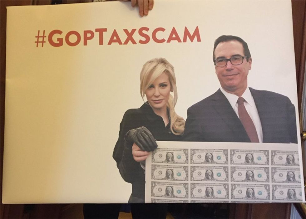 Steve Mnuchin Defends Tax Cuts For The Rich: 'But We're Raising Them On Democrats!'