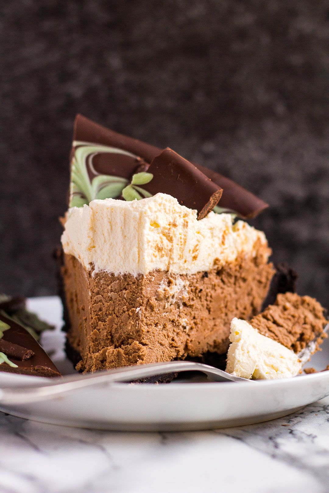 No-Bake Mint Chocolate Cream Pie - My Recipe Magic