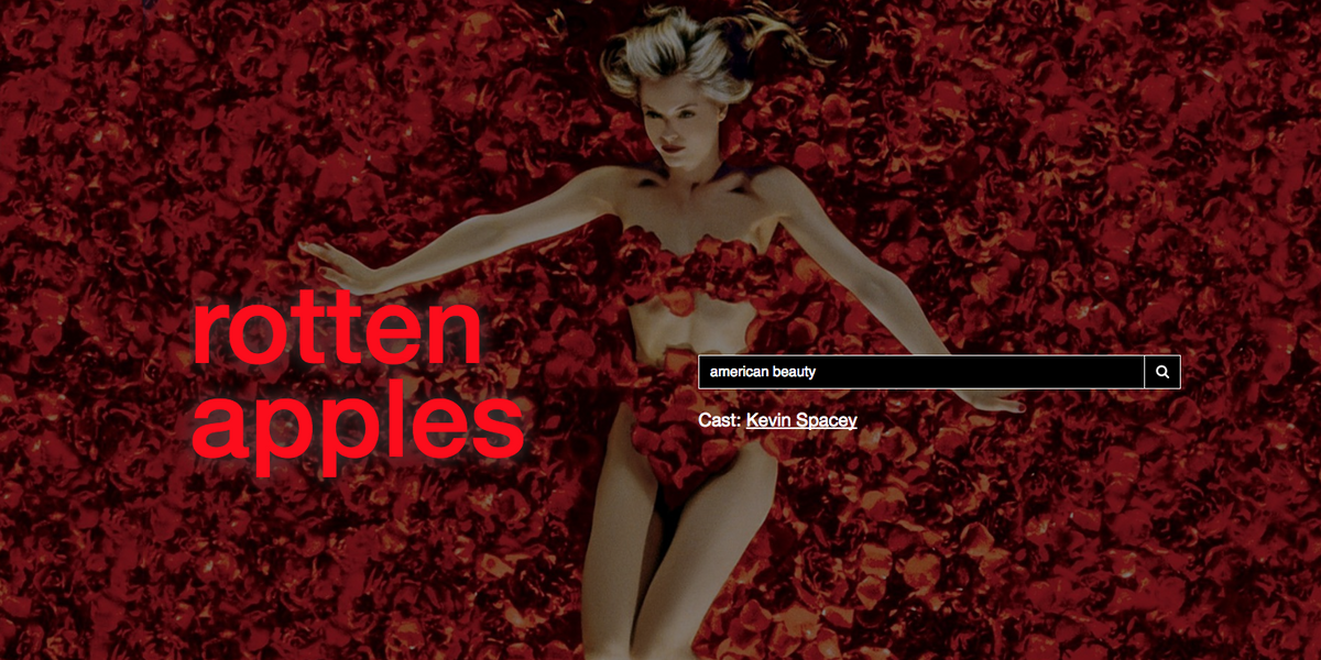 'Rotten Apples' Lets You Know Which Movies Have Been Spoiled by Sexual Predators