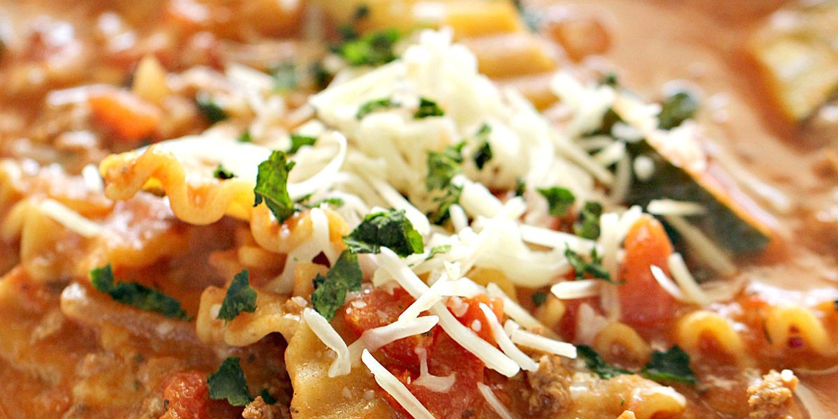 Ground Turkey Sausage Lasagna Soup My Recipe Magic