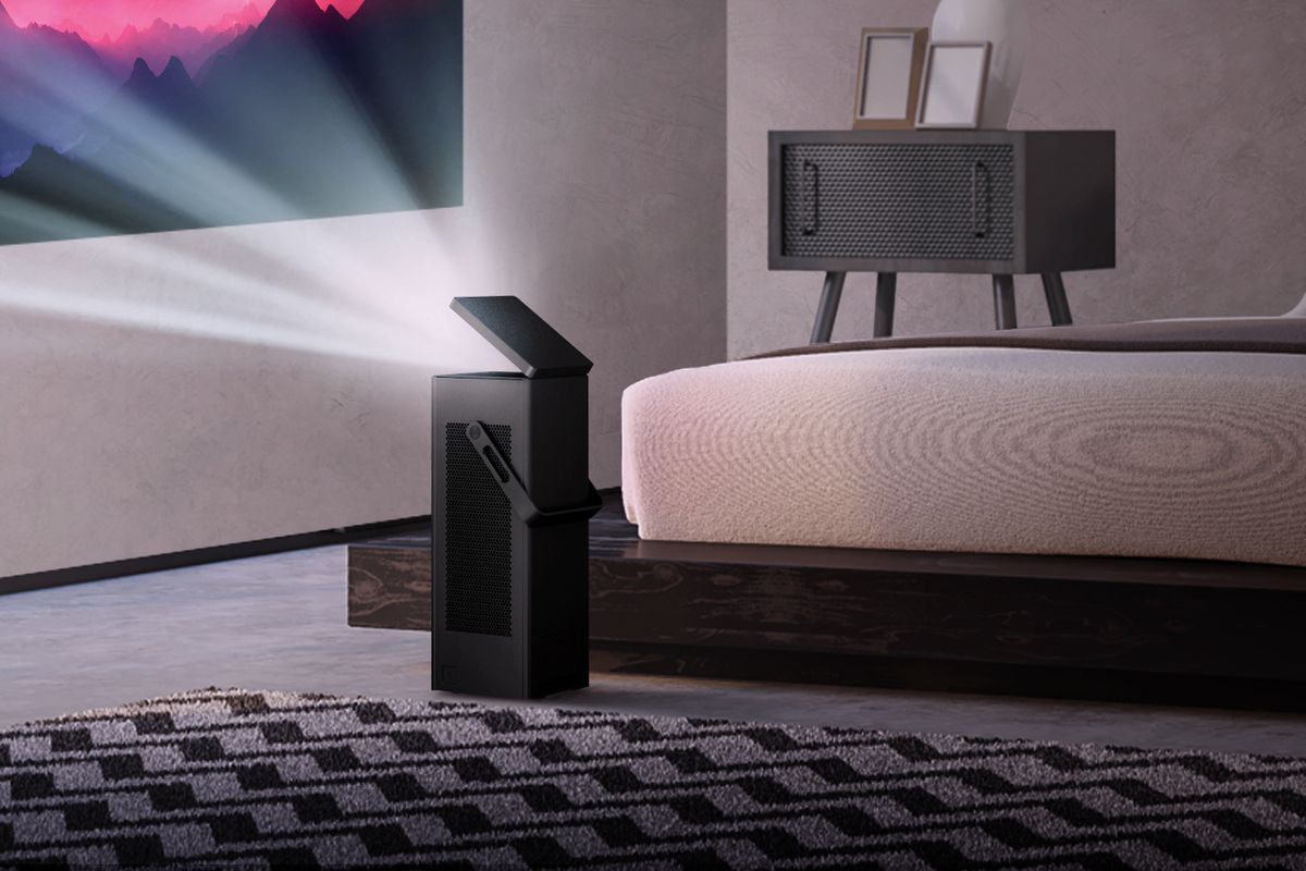 LG's new 4K projector looks like a trash can, but serves up 150 inches of glorious HDR