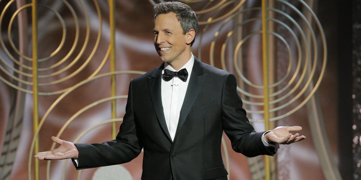 Seth Meyer's Golden Globes Opening Monologue Hit Most of the Marks