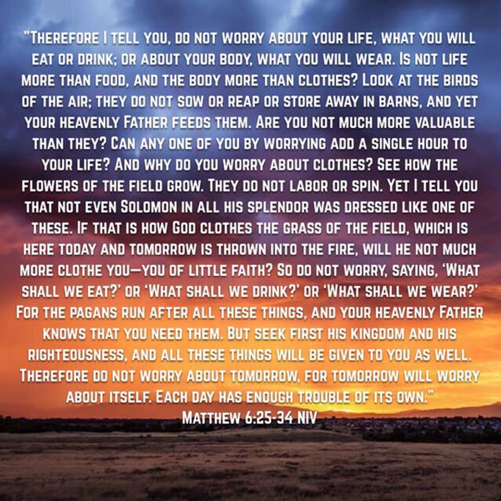 Bible Verses For Anxiety