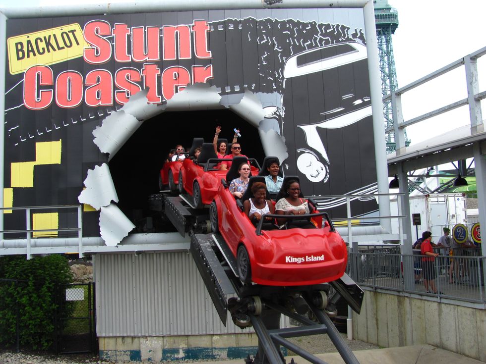 ride on car roller coaster