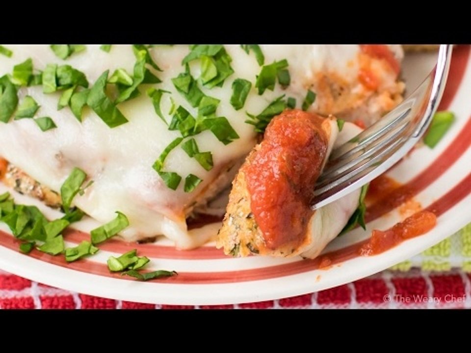 Healthy Baked Chicken Parmesan - The Weary Chef