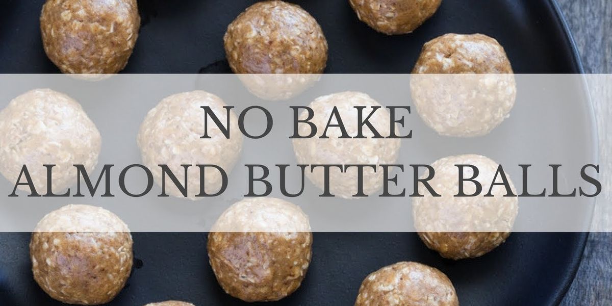 No Bake Almond Butter Balls