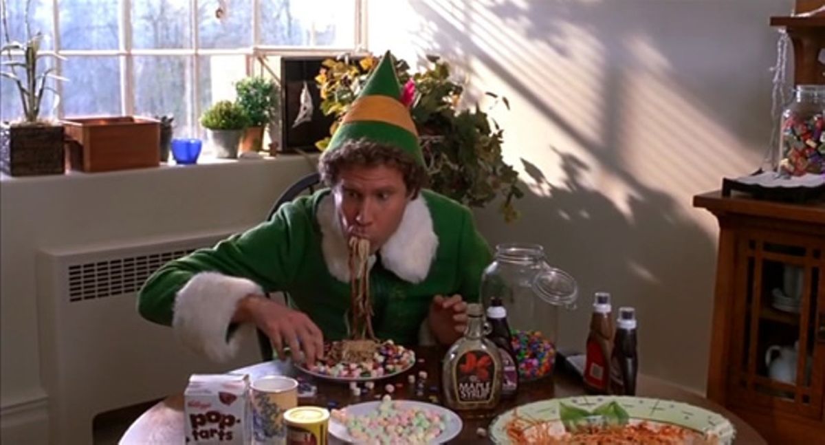5 Perks Of Being Home For The Holidays, As Illustrated By Buddy The Elf