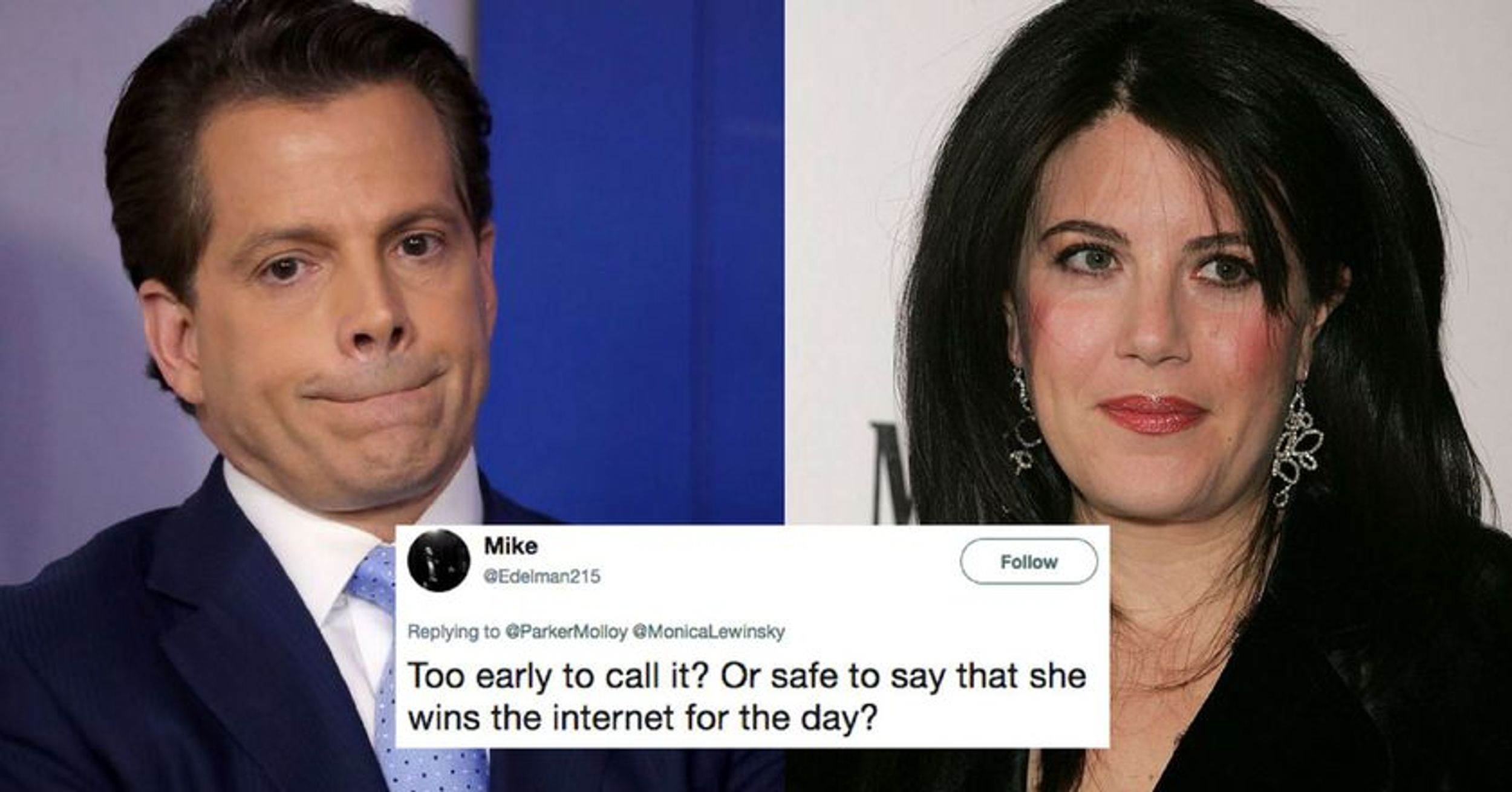 Anthony Scaramucci Compares Himself To Monica Lewinsky, And Monica Is Very Confused