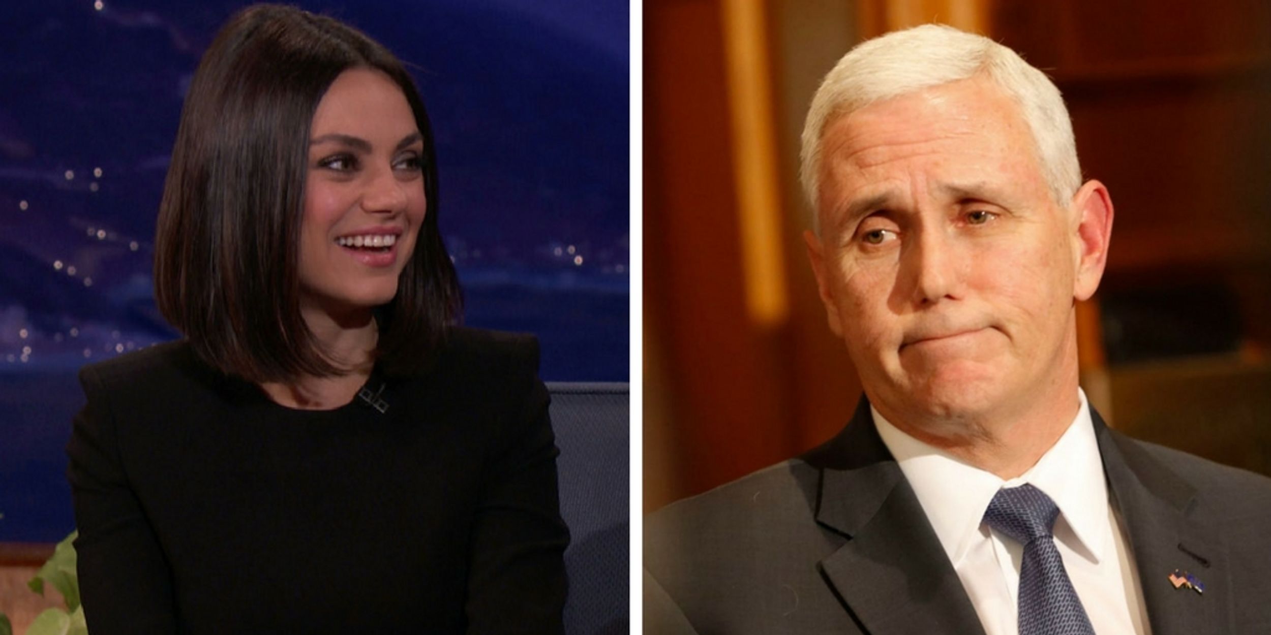 Mila Kunis Donates to Planned Parenthood for Mike Pence