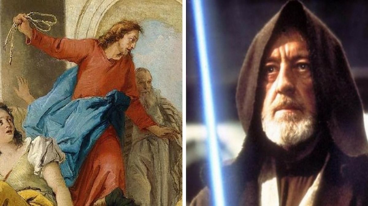 Jesus Wanted by Police for Attacking Jedi Knight During Halloween