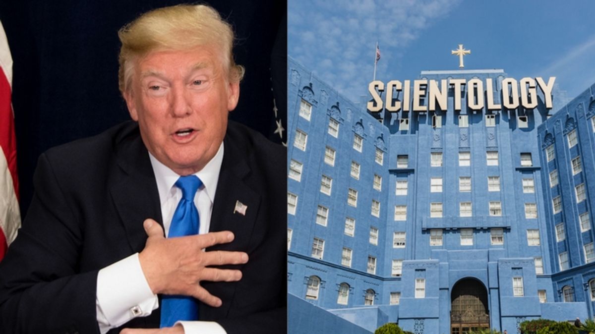 President Trump Supports Tax-Exemption for Church of Scientology