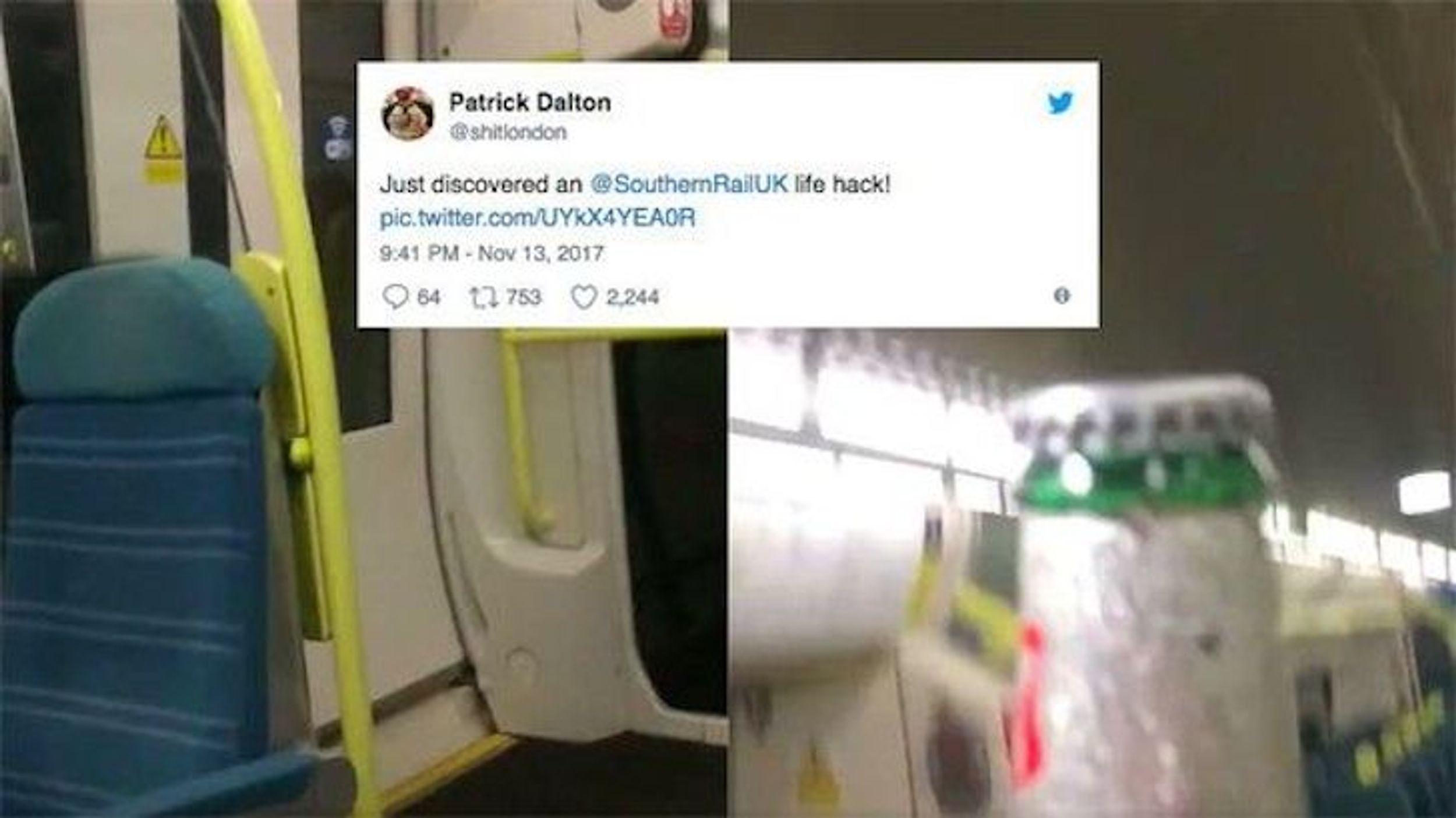 WATCH: How to Open a Beer on a Train With a Train Lifehack