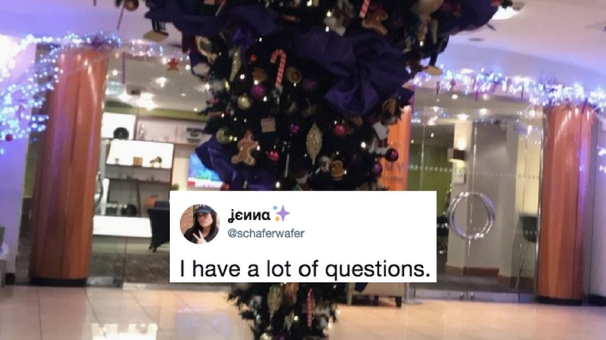 PHOTOS: Twitter Shares Upside Down Christmas Trees