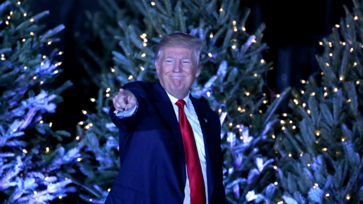 PHOTOS: Donald Trump Sends Giant Christmas Cards to Staff