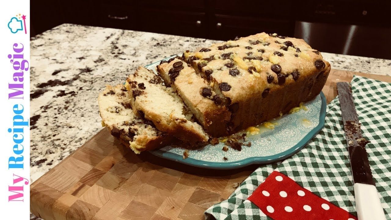 Glazed Chocolate Chip Orange Bread