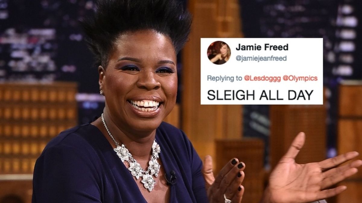 WATCH Leslie Jones Joins NBC for Olympics in Pyeongchang Comic Sands