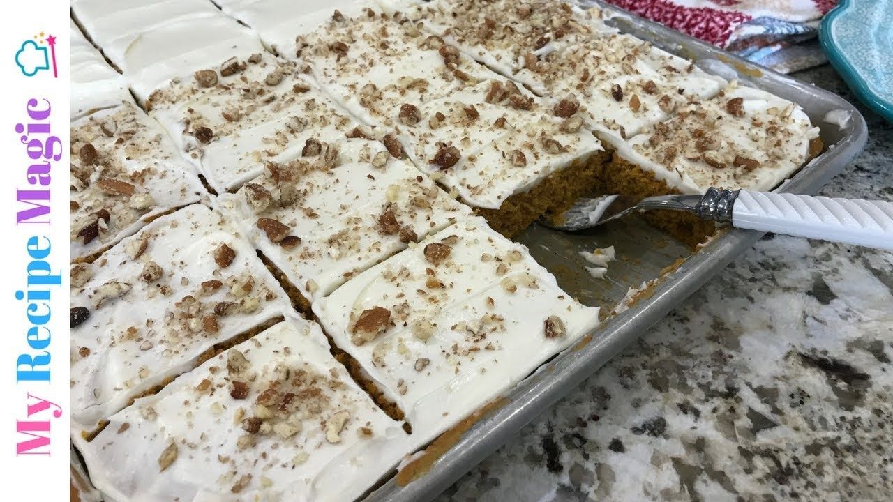 Pumpkin Spice Sheet Cake