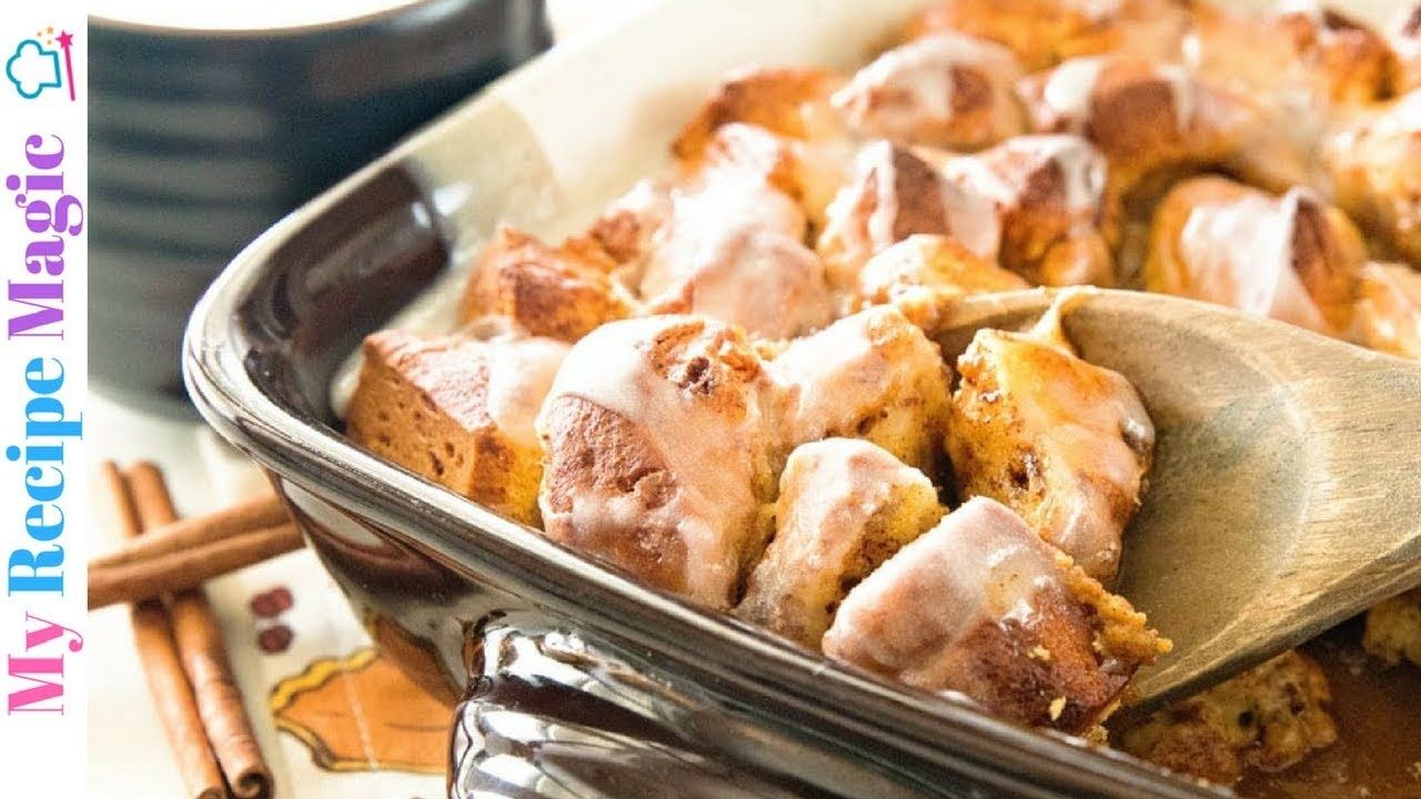 Pumpkin Cinnamon Roll Bake