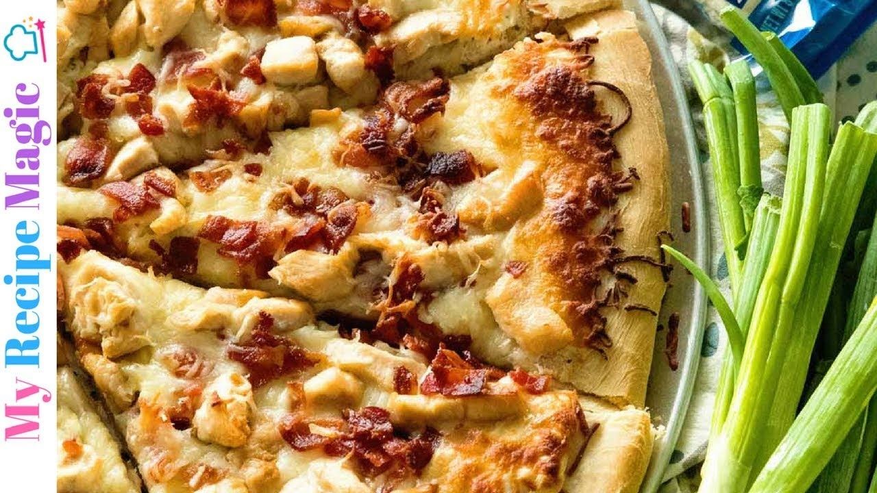 Chicken Bacon Ranch Pizza