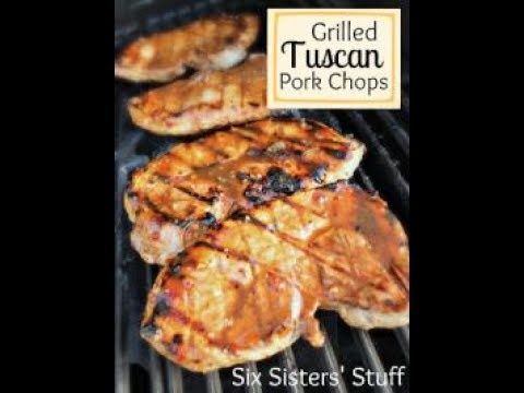 Grilled Tuscan Pork Chops