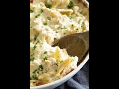 Unstuffed Chicken Alfredo Shells