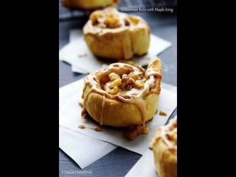Cinnamon Rolls With Maple Icing