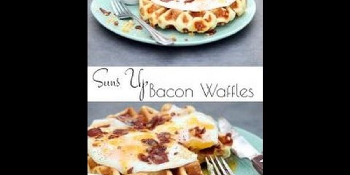 Sun's Up Bacon Waffles