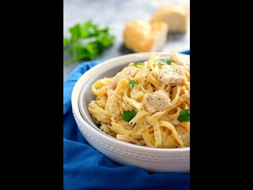 One Pot Chicken Fettuccine Alfredo