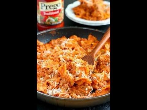 Creamy Bowtie Lasagna