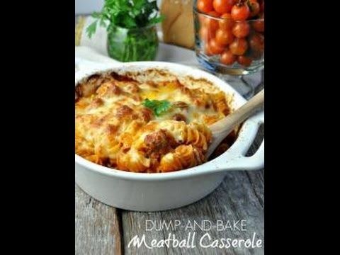 Dump & Bake Meatball Casserole