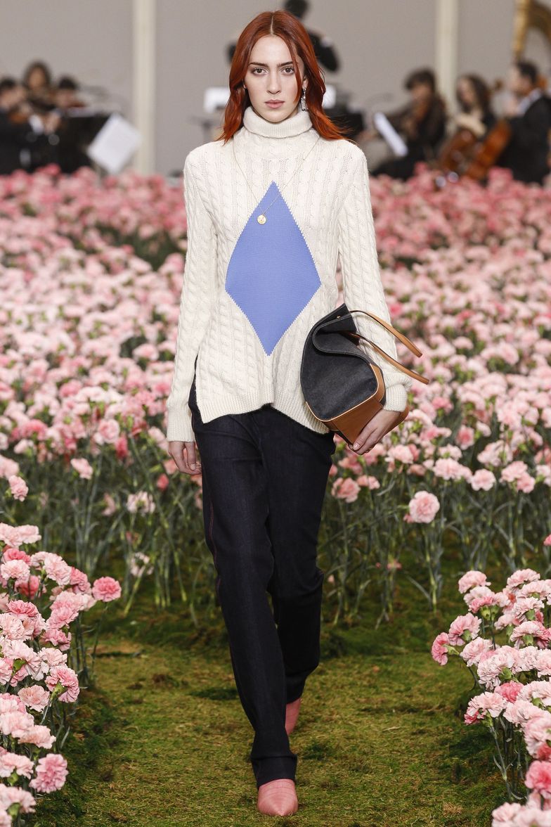 Tory Burch - On the Runway Fall's Lee Radziwill satchel