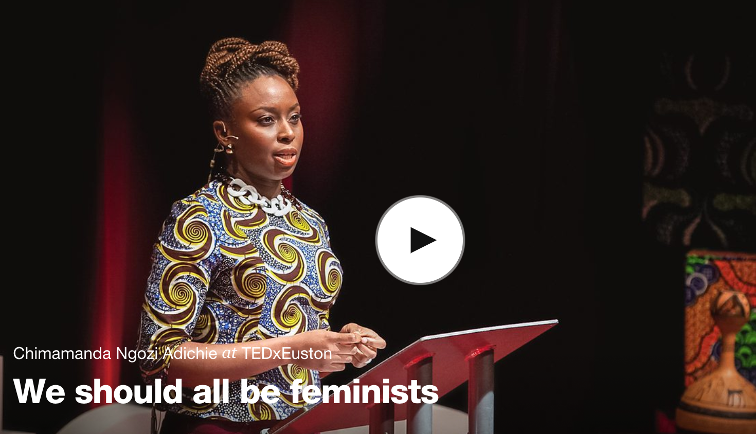 we should all be feminists ted talk