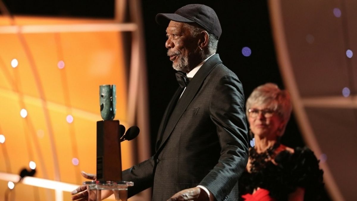 Morgan Freeman Calls Out SAG Awards Statuette for Being Gender-Specific