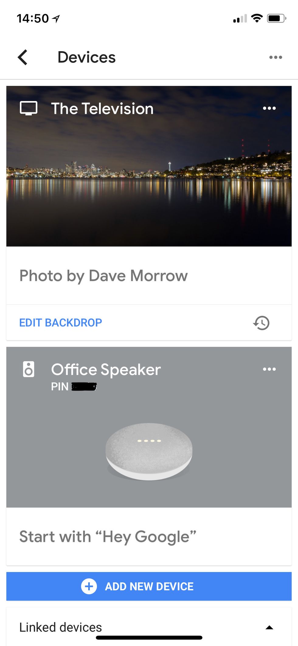 Google Home app for setting up your TV to Google Home.