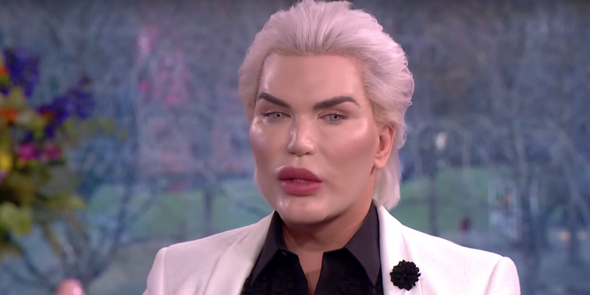 Human Ken Doll Brings His Ribs in a Jar for TV Appearance